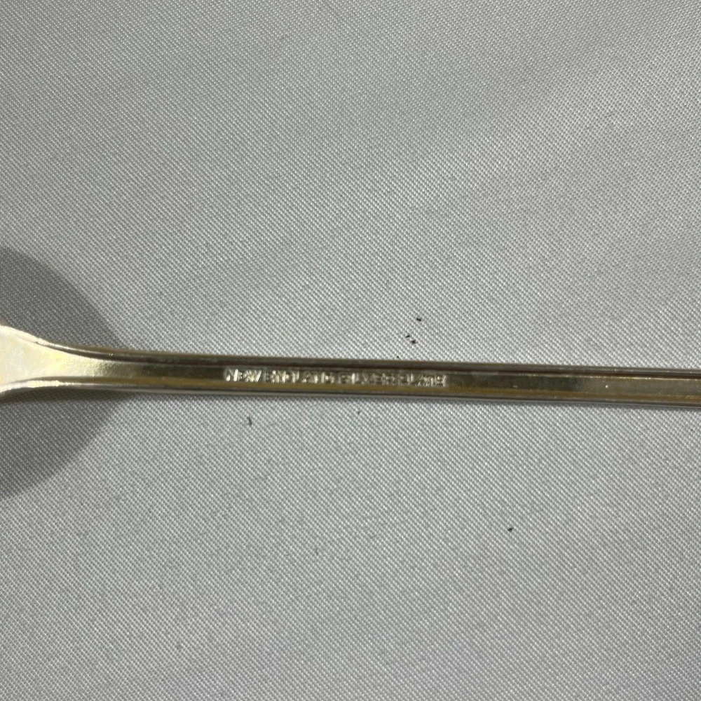 Vintage New England Silver Plate Iced Tea Spoons‎ Long Handle Set 4 Mid Century